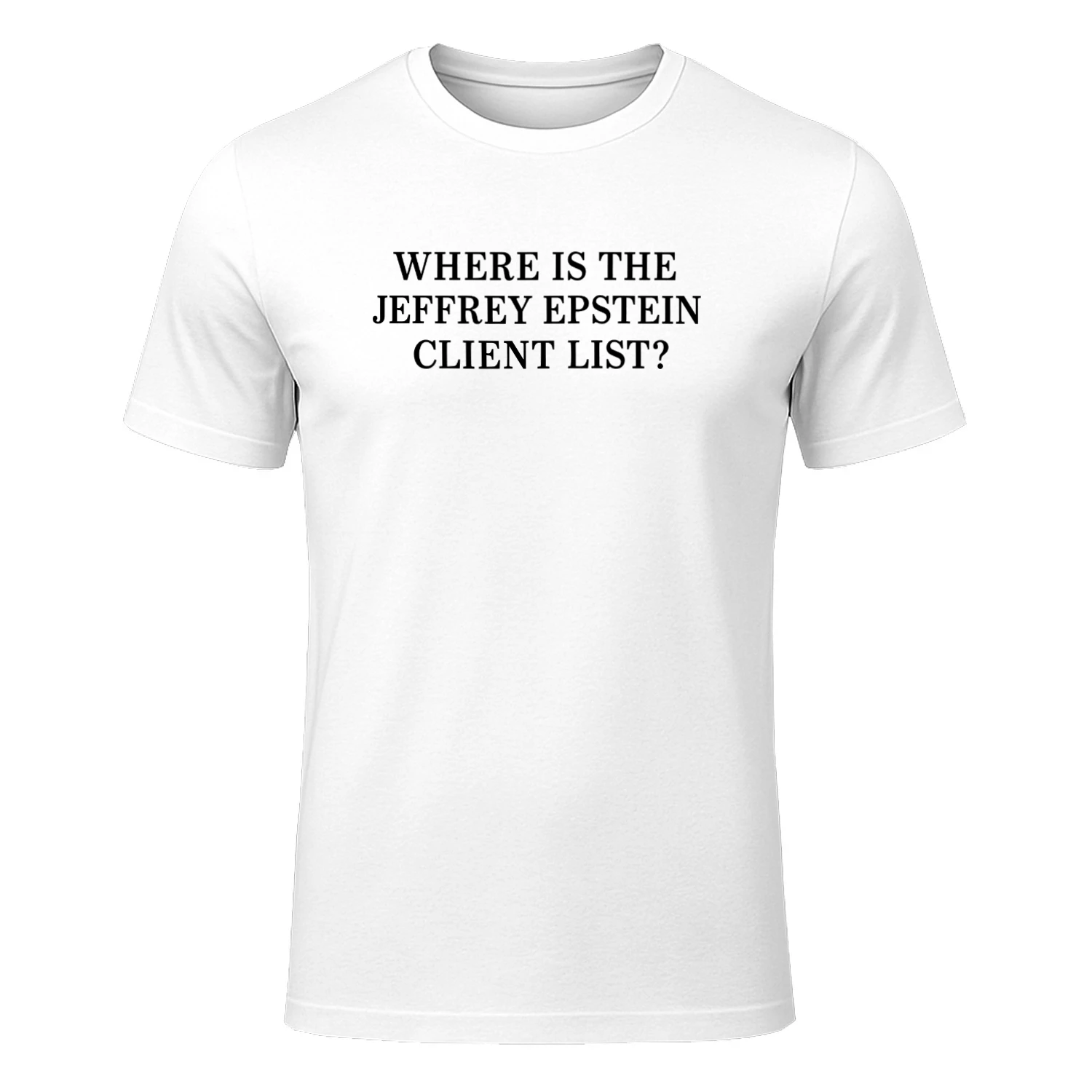 Where Is Jeffrey Epstein’s Client List Shirt
