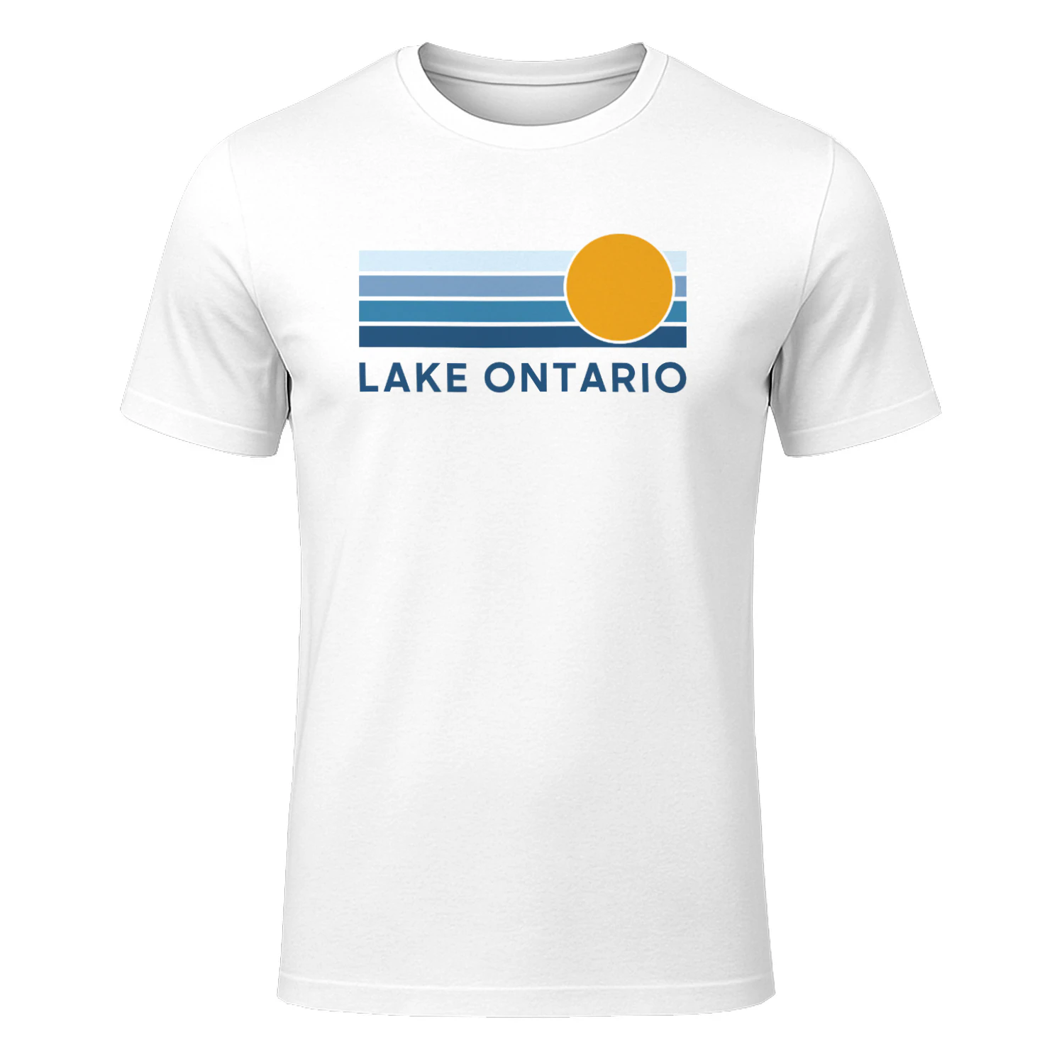 Lake Ontario Great Lakes Sunset Graphic Design Shirt