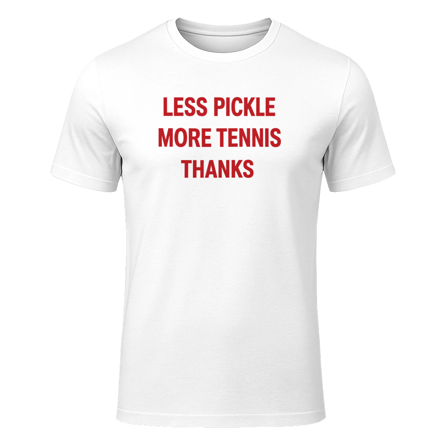 Less Pickle More Tennis Thanks Shirt