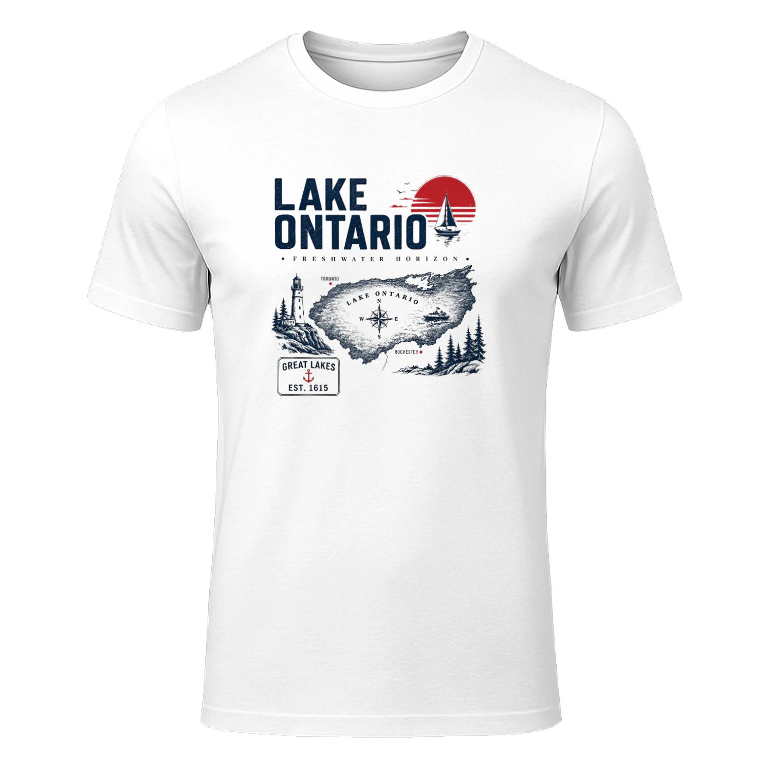 Lake Ontario Est 1615 Shirt