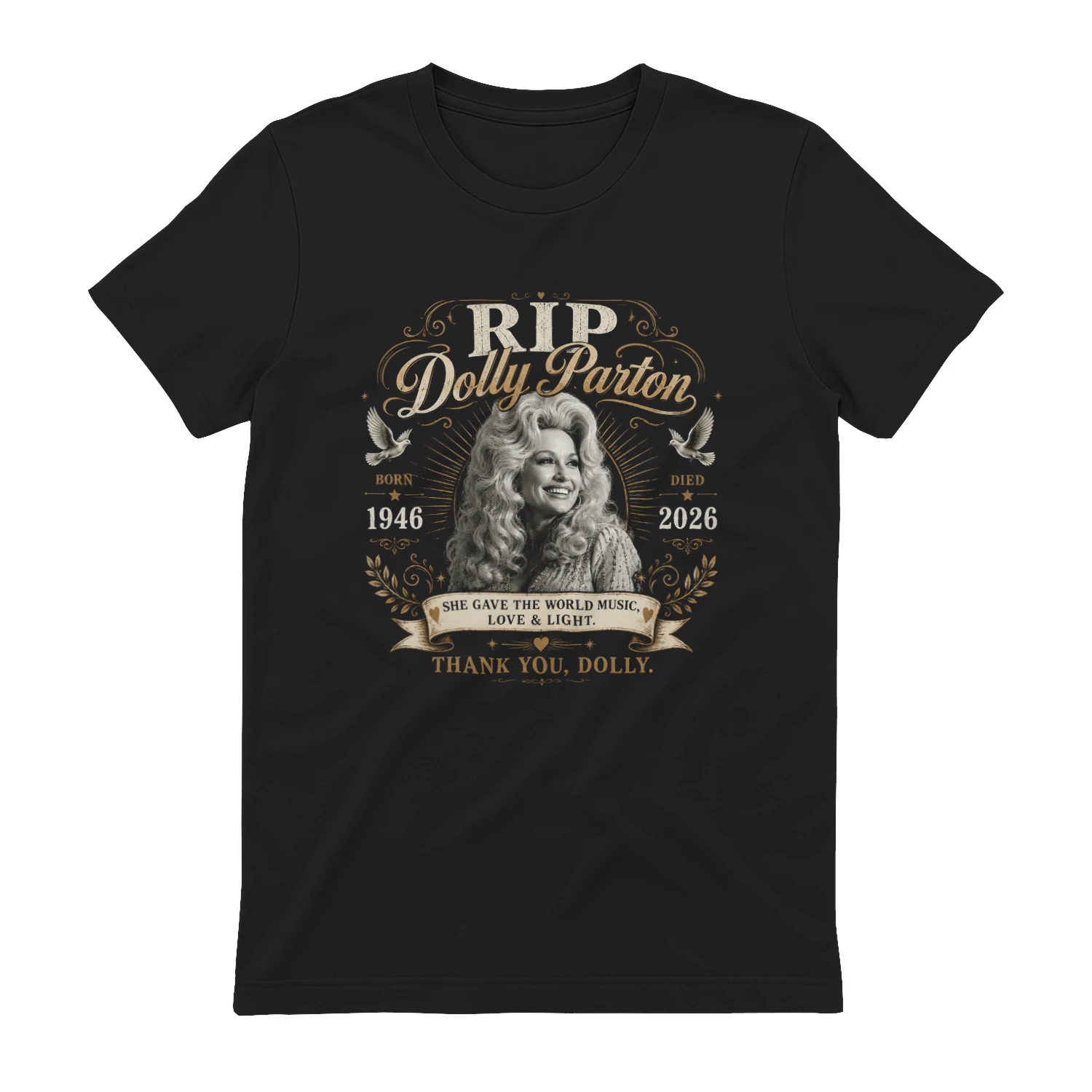 RIP Dolly Parton 1946-2026 Shirt