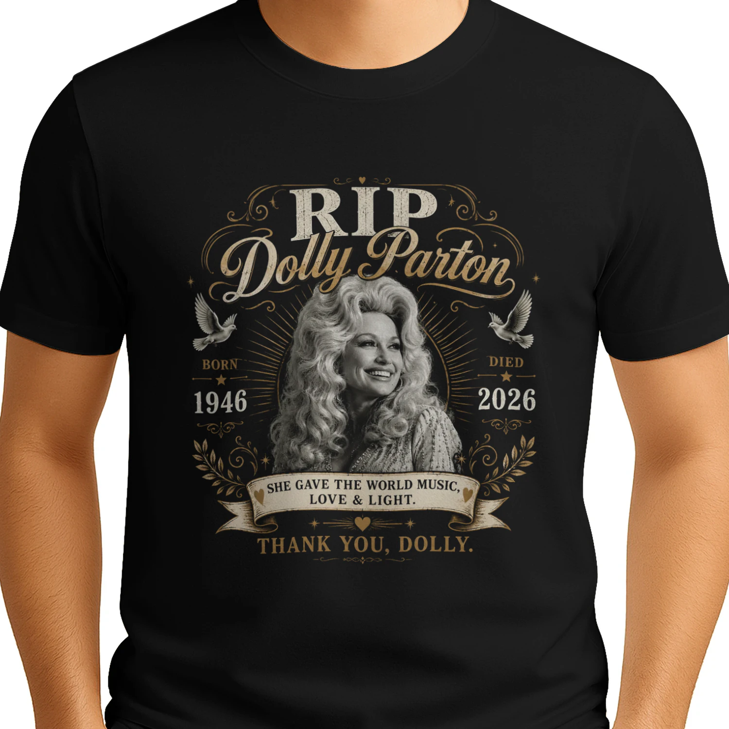 RIP Dolly Parton 1946-2026 Shirt