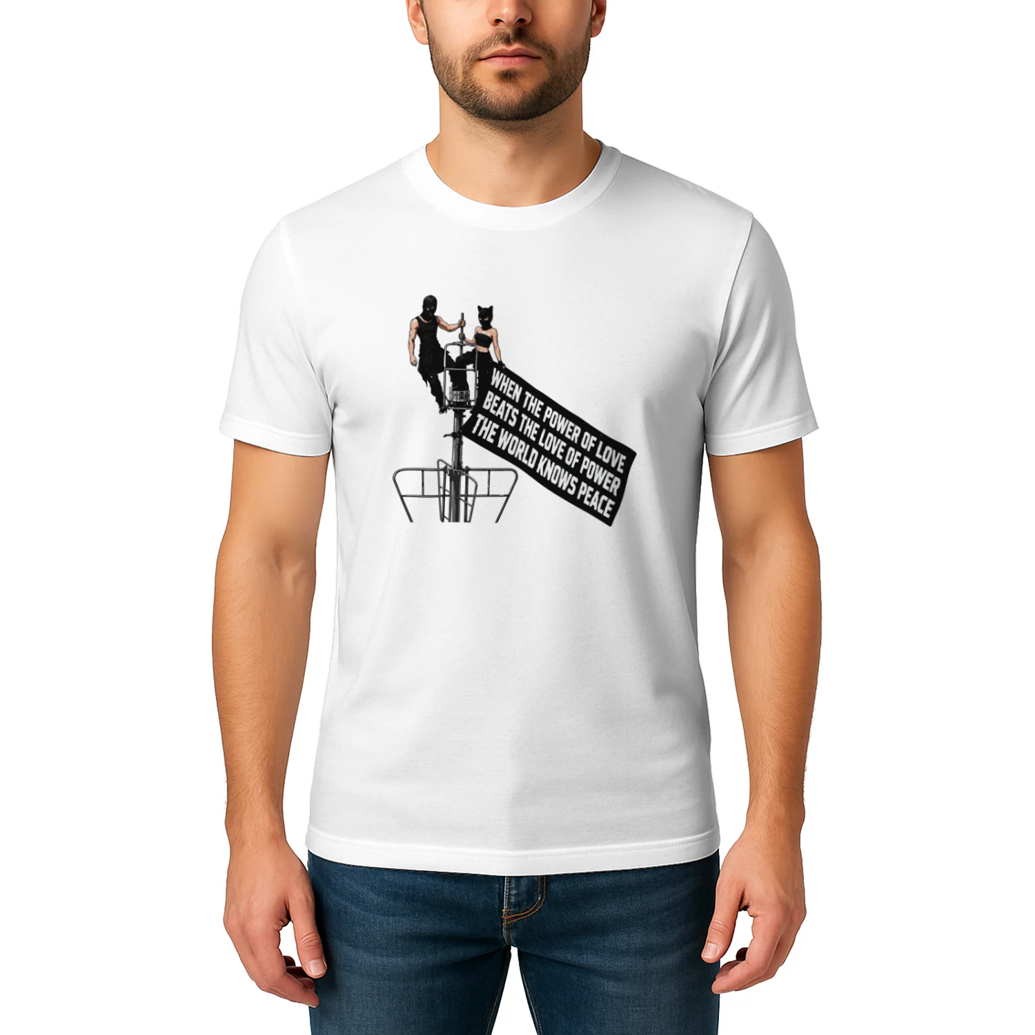 Empire State Building When The Power Of Love Beats The Love Of Power Shirt