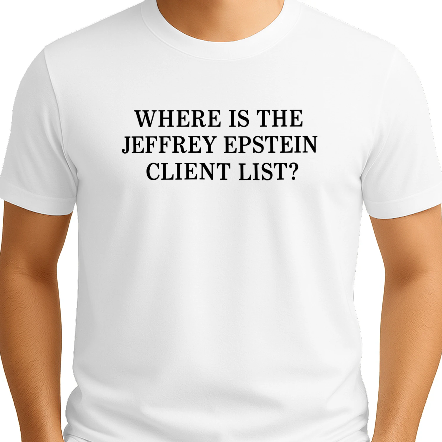 Where Is Jeffrey Epstein’s Client List Shirt