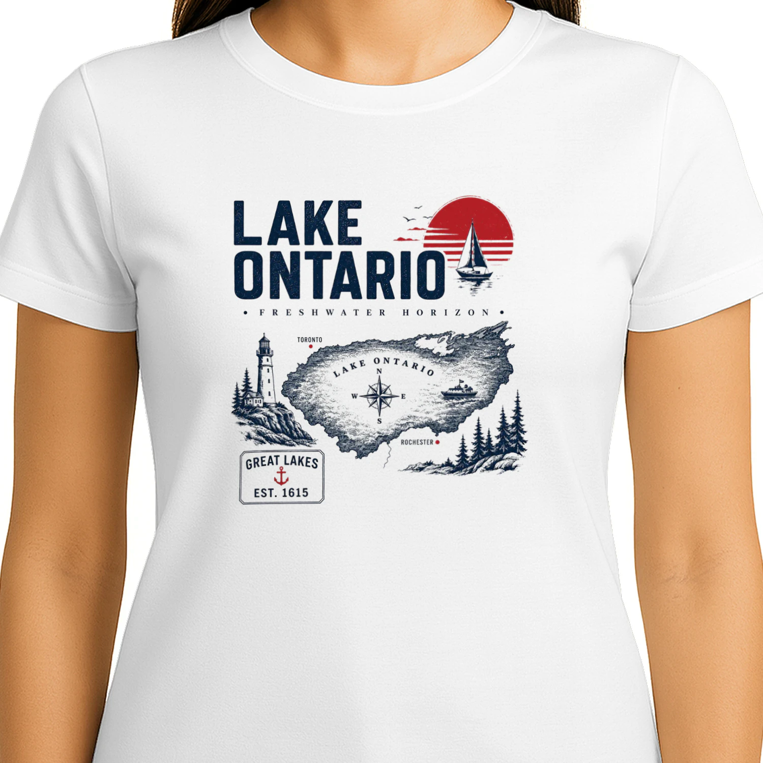 Lake Ontario Est 1615 Shirt