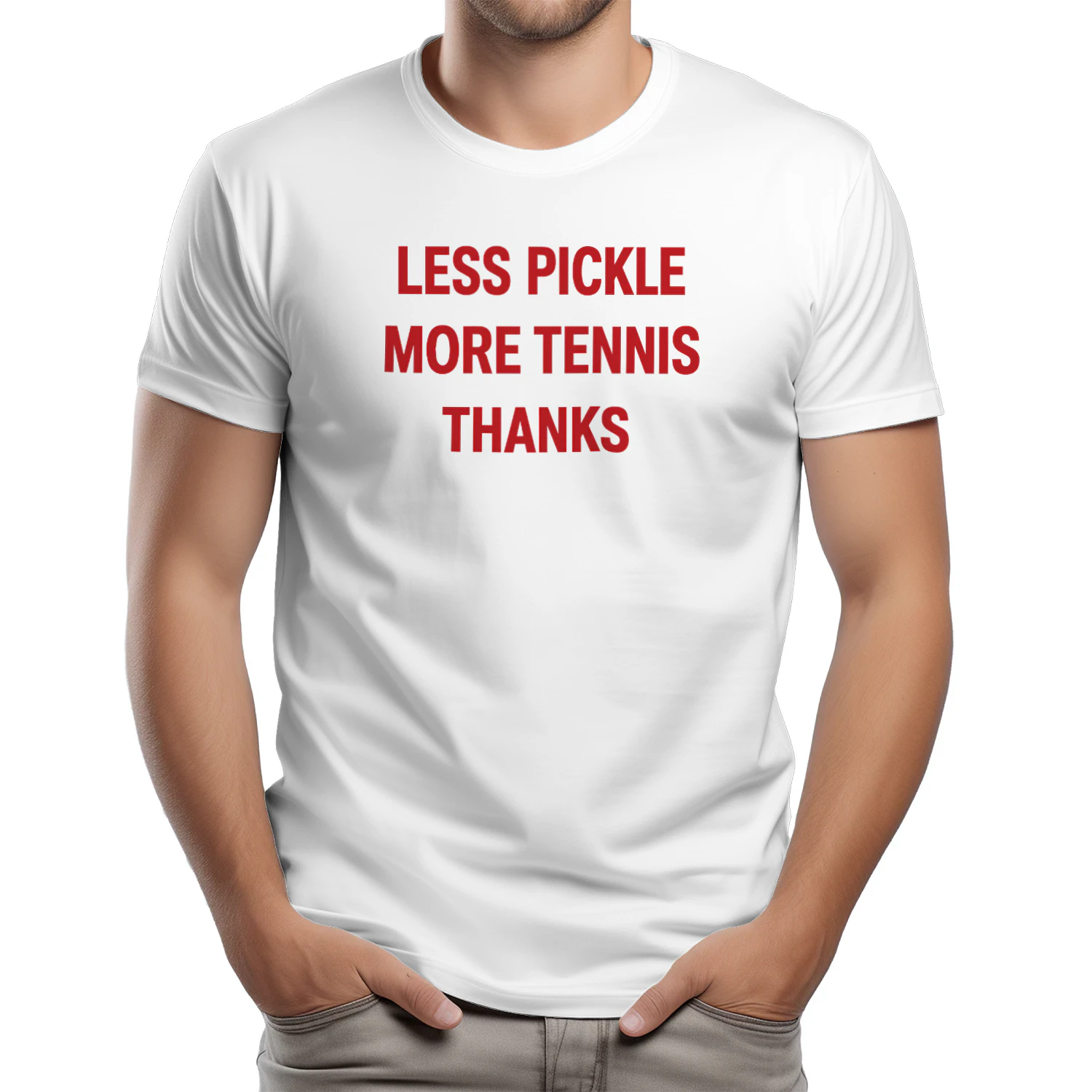 Less Pickle More Tennis Thanks Shirt