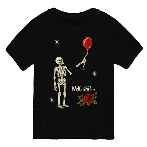 Skeleton Balloon Well Funny Halloween Skeleton