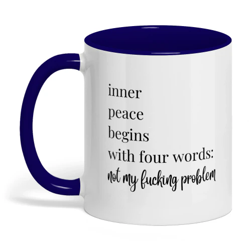 Inner peace begins with four words