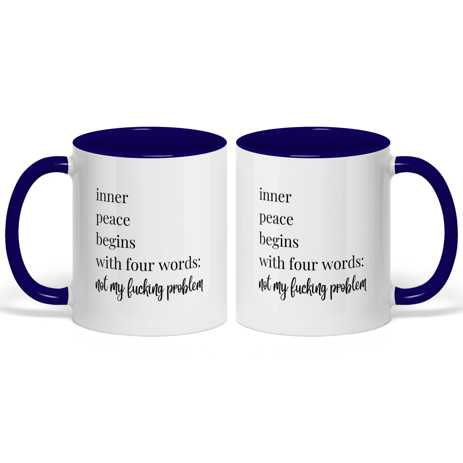Inner peace begins with four words