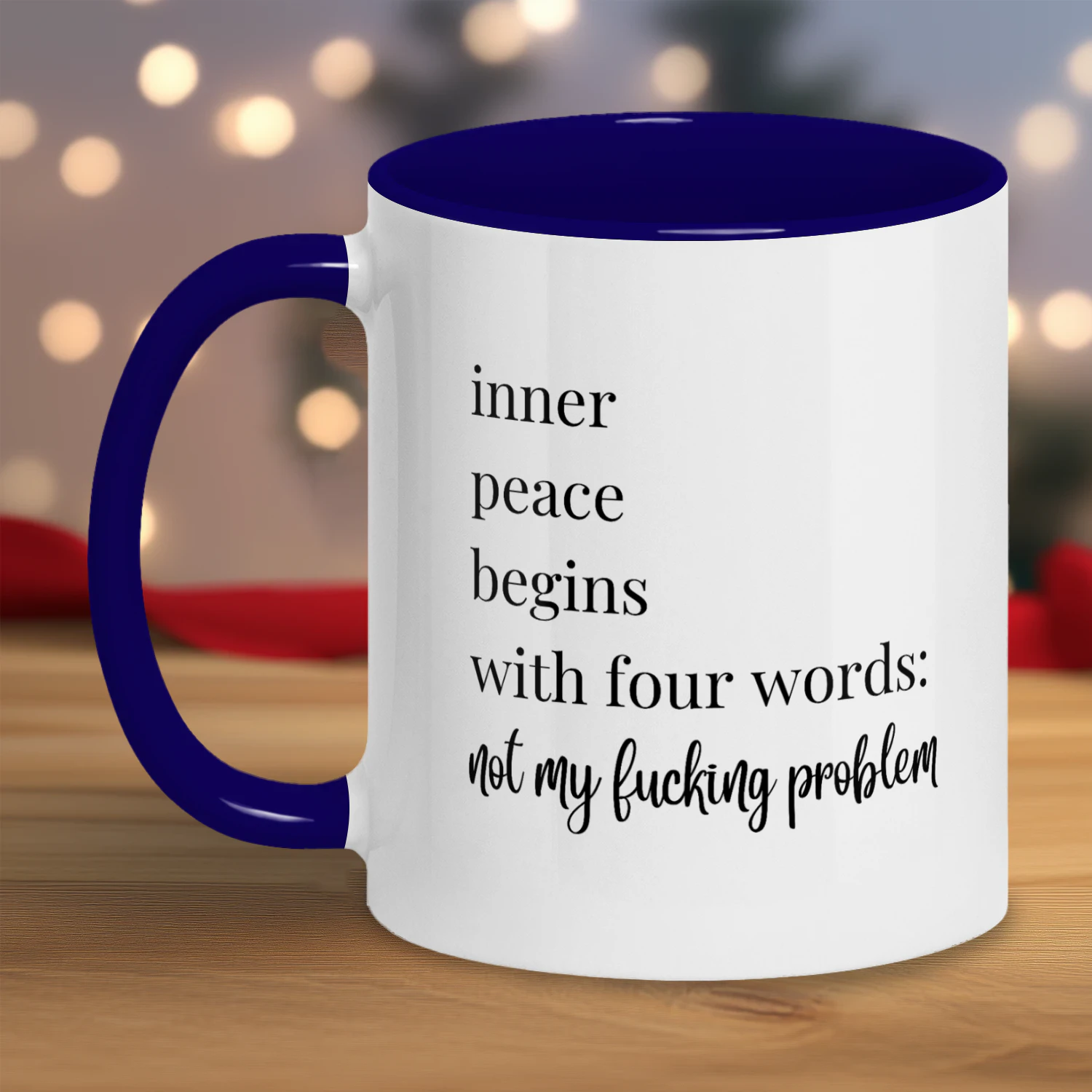 Inner peace begins with four words