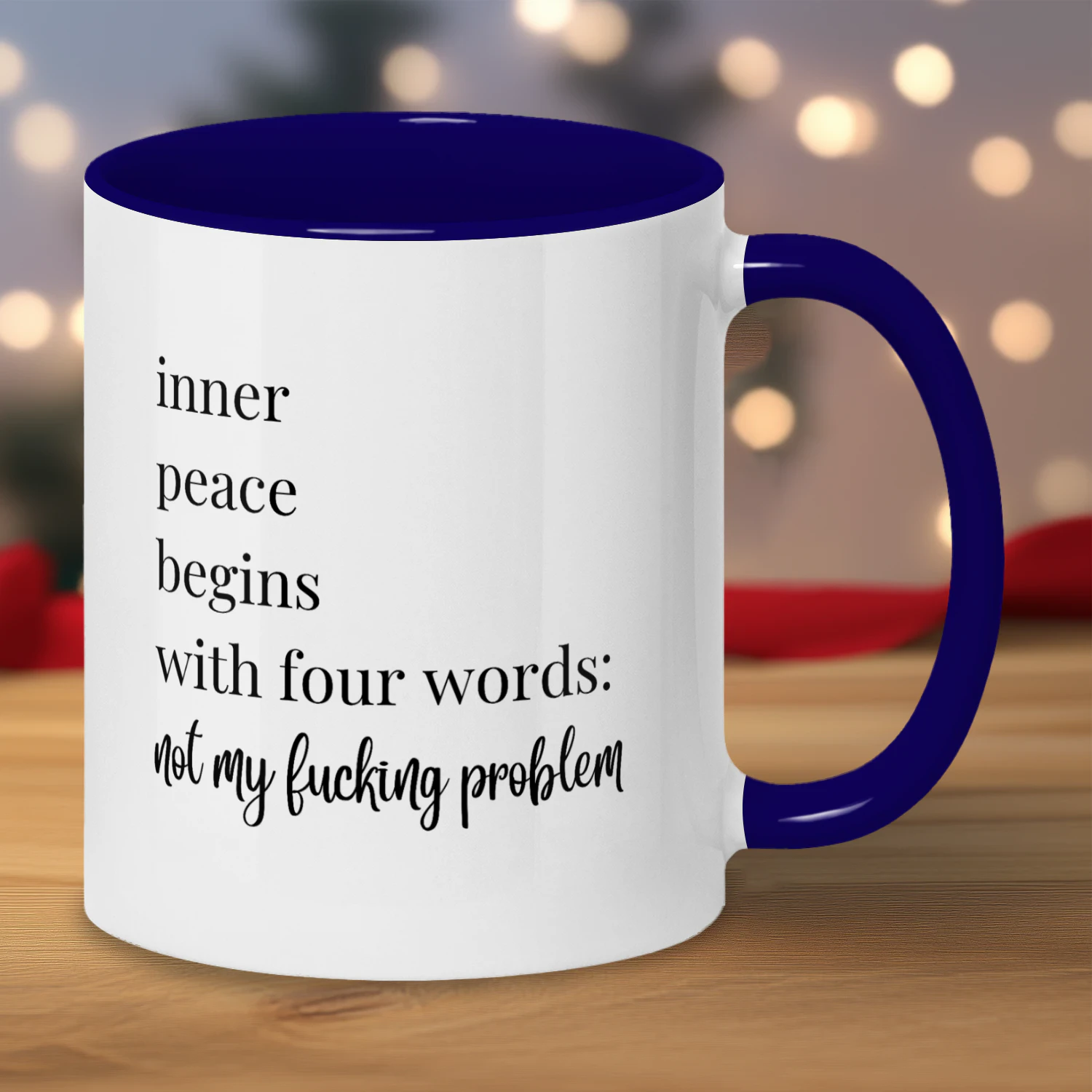 Inner peace begins with four words