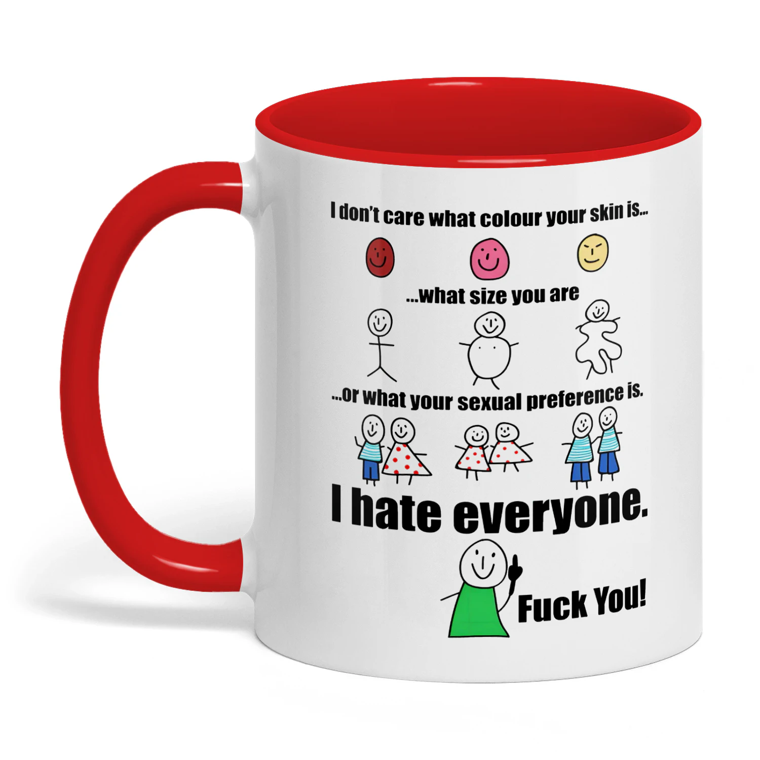 I don't care what colour