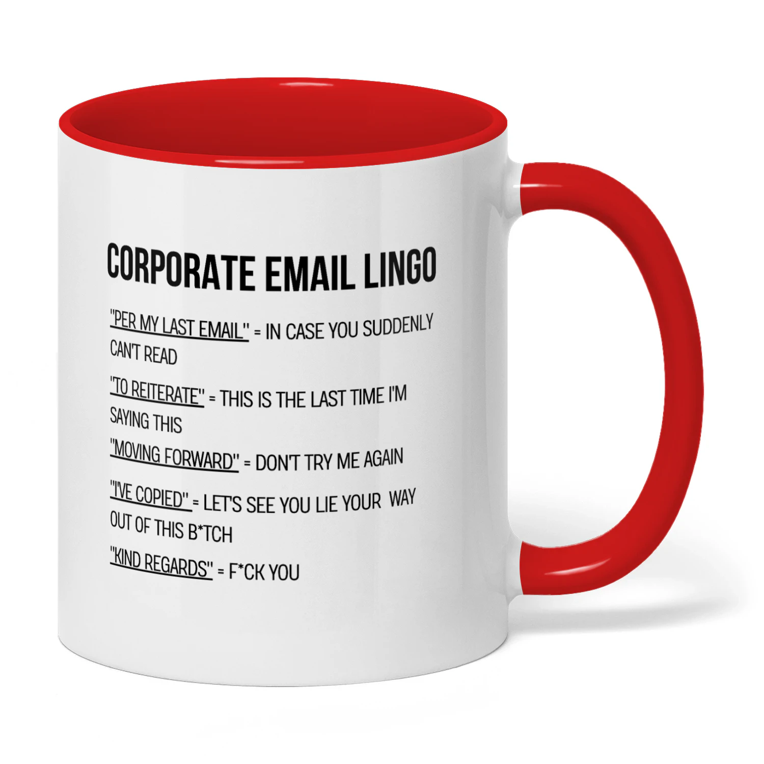 CORPORATE EMAIL LINGO