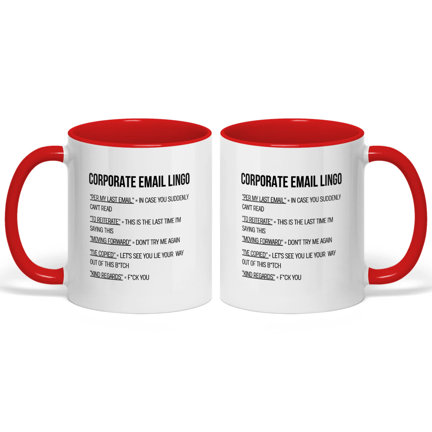 CORPORATE EMAIL LINGO