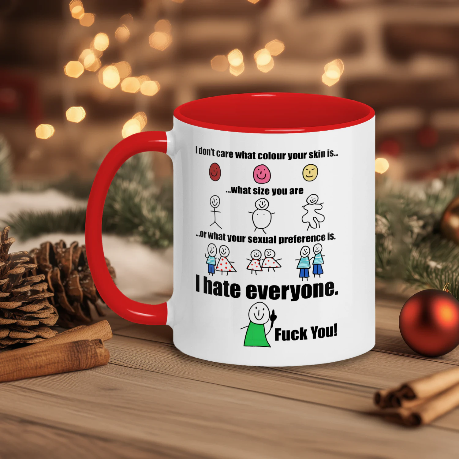 I don't care what colour