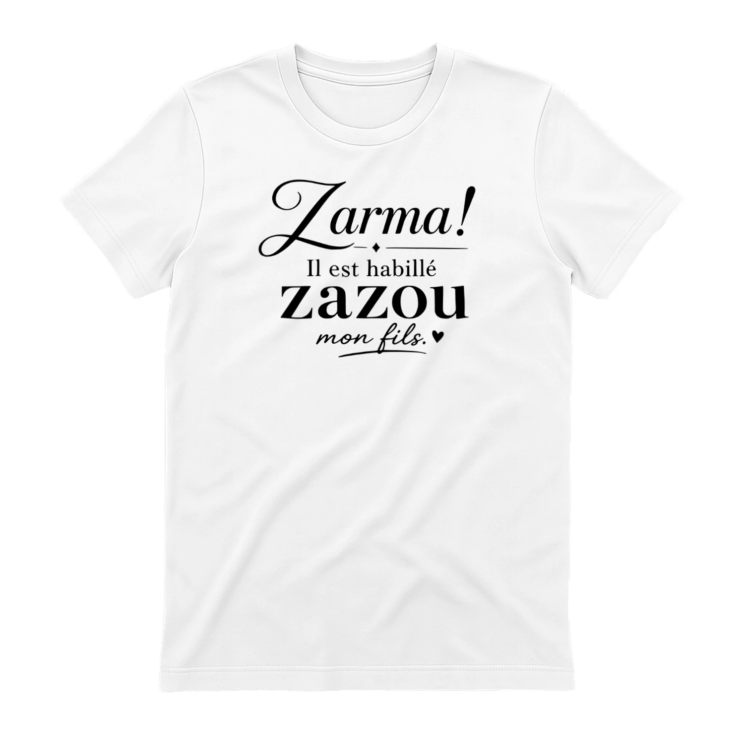 Zarma! Il est habillé zazou mon fils