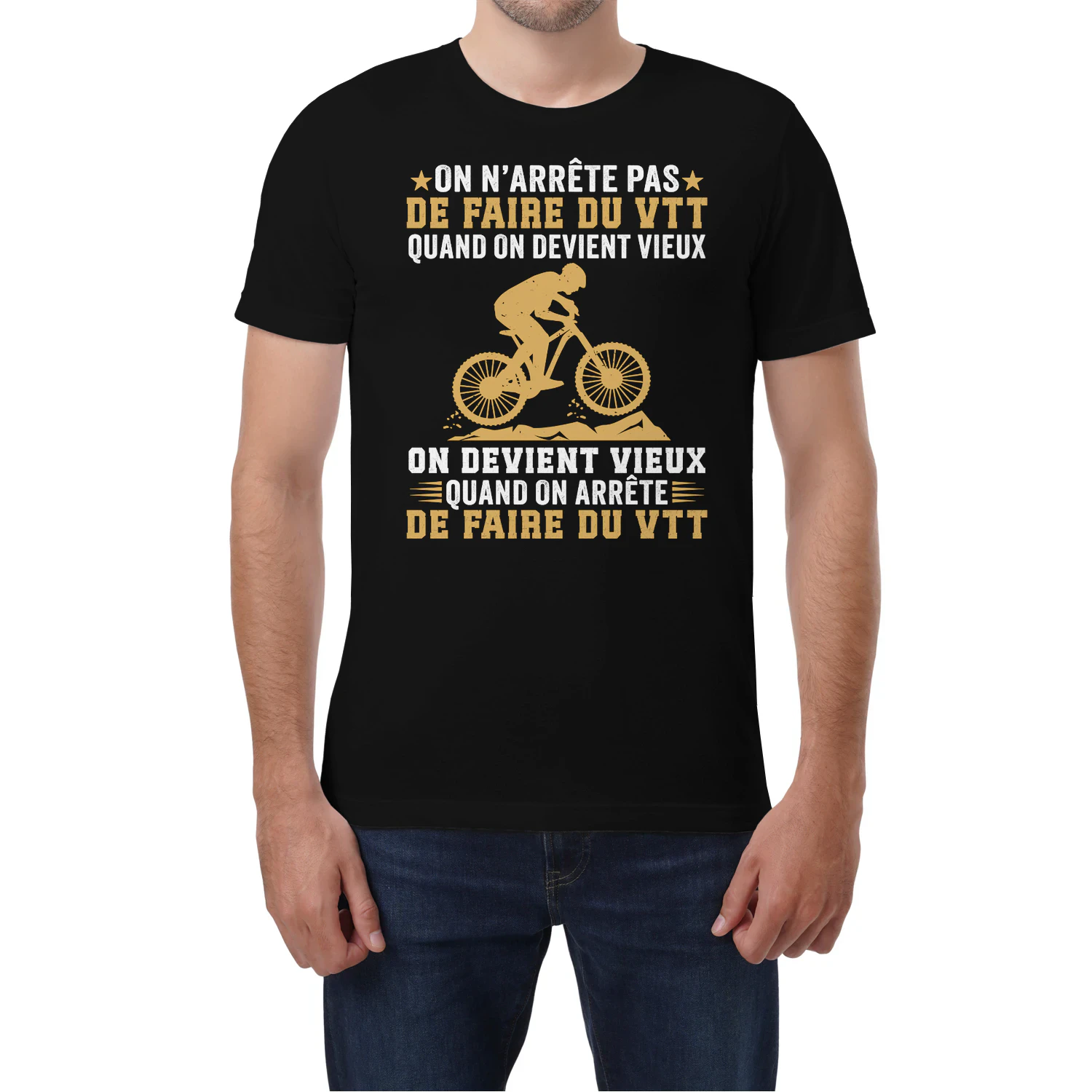 on n'arrête pas de faire du vtt quand on devient vieux on devient vieux quand on arrête de faire du vtt