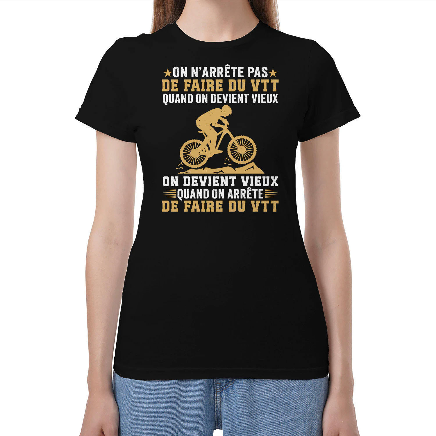 on n'arrête pas de faire du vtt quand on devient vieux on devient vieux quand on arrête de faire du vtt
