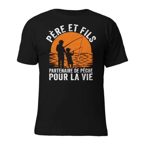Père et fils partenaire de pêche pour la vie 