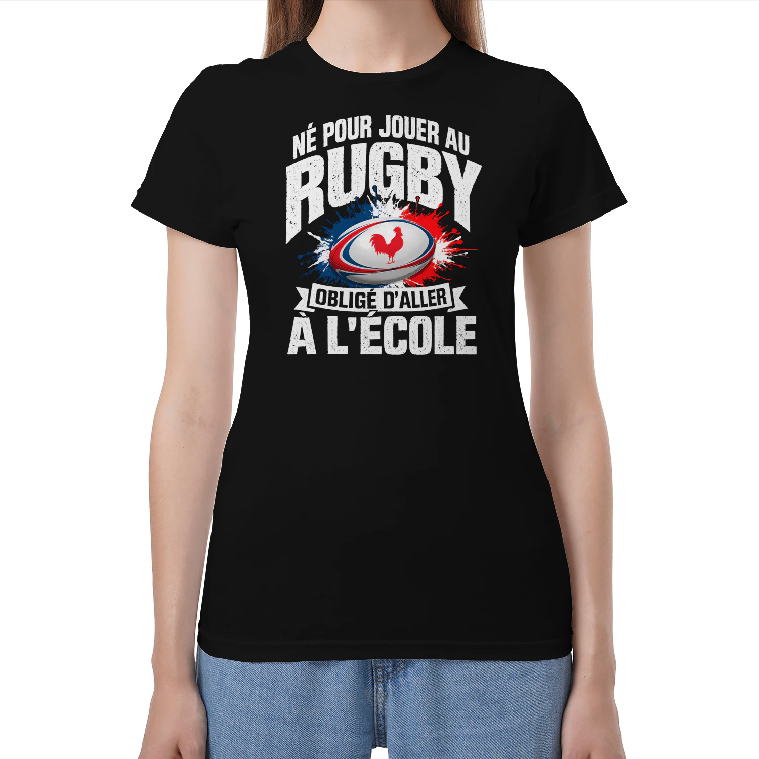Né Pour Jouer Au Rugby Obligé D'aller À L'école  
