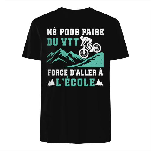 Né pour faire du VTT mais forcé d'aller à l'école