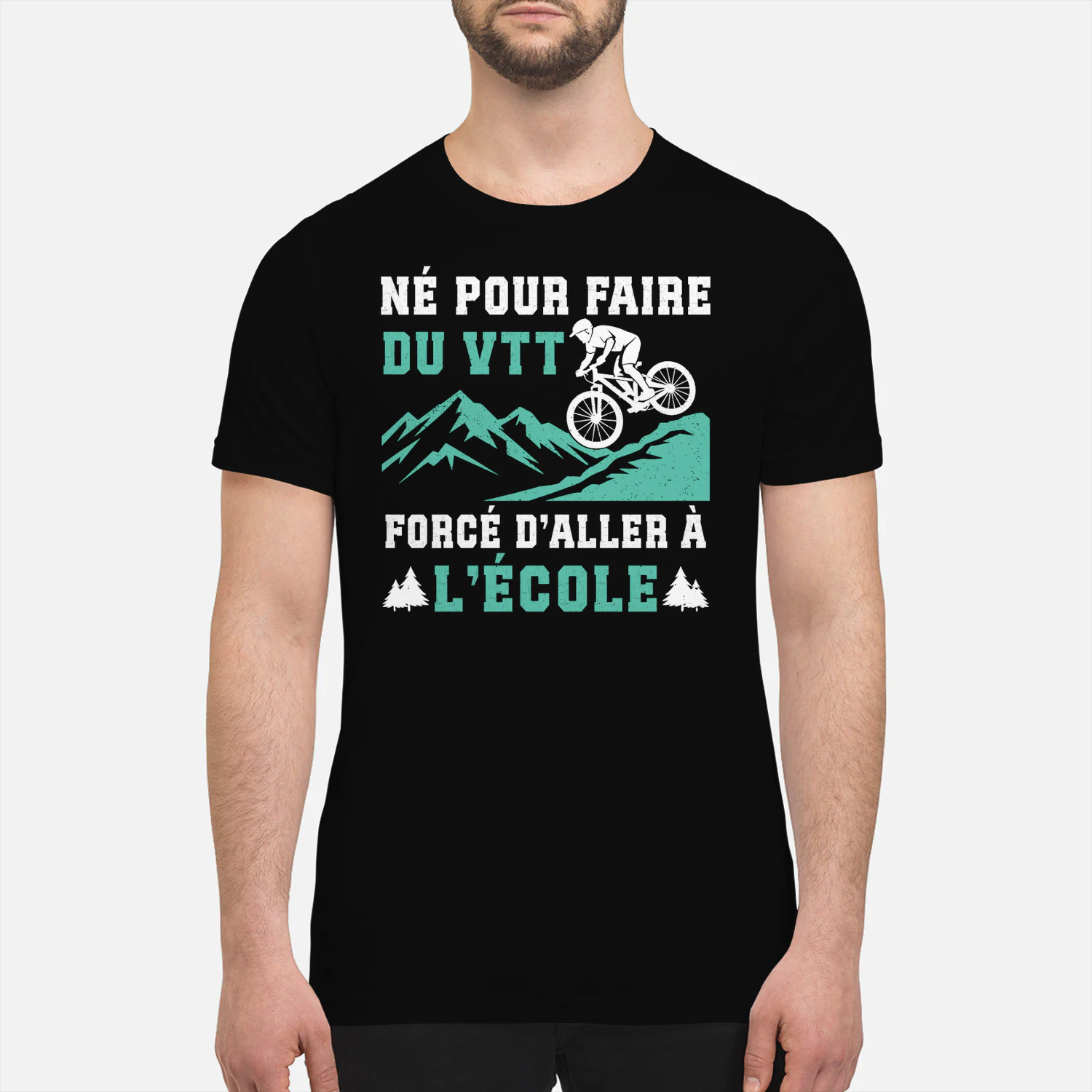 Né pour faire du VTT mais forcé d'aller à l'école 