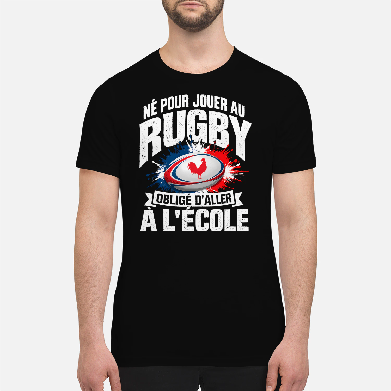 Né Pour Jouer Au Rugby Obligé D'aller À L'école  