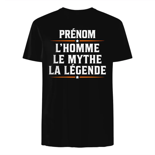 Personnalisé Prénom L'homme le mythe la légende 