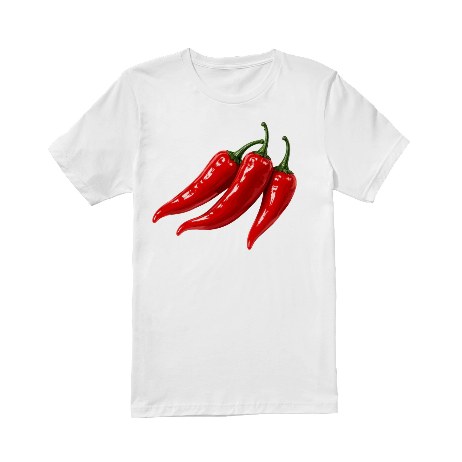 Chili Scharfes Essen Gewürz Kochen Peperoni Motiv Classic Unisex T-shirt