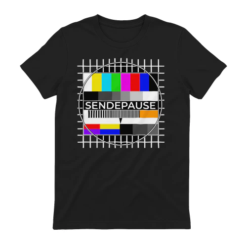 Sendepause Retro Nostalgie TV Test Muster 90er Jahre Party 80er Jahre