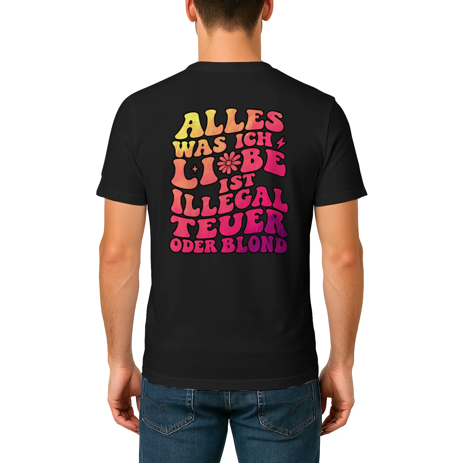 Alles, was ich Liebe, ist illegal, teuer oder blond, lustig, fetzig Classic Unisex T-shirt