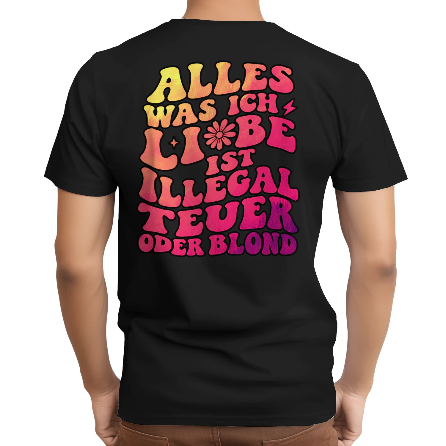 Alles, was ich Liebe, ist illegal, teuer oder blond, lustig, fetzig Classic Unisex T-shirt