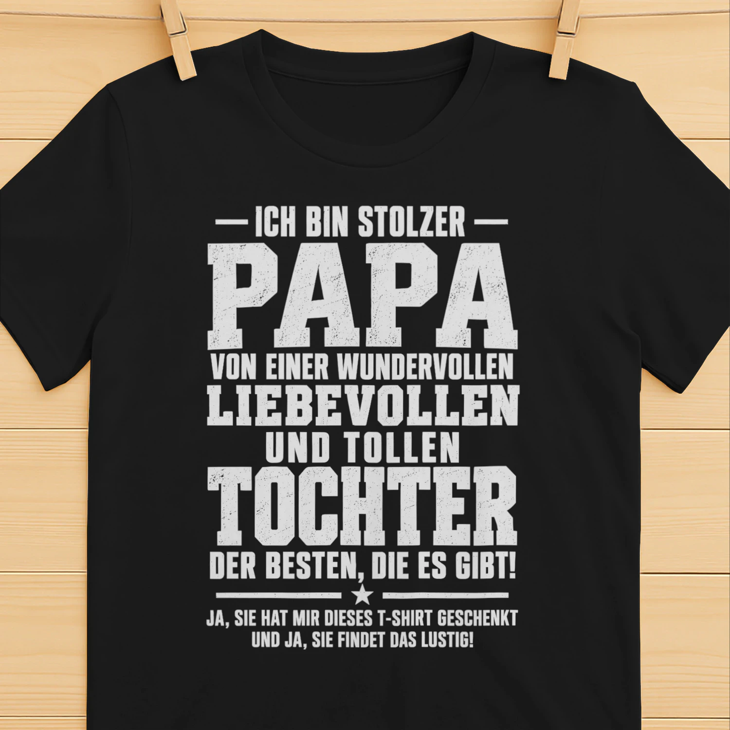 Ich Bin Stolzer Papa Einer Wundervollen Tochter Classic Unisex T-shirt