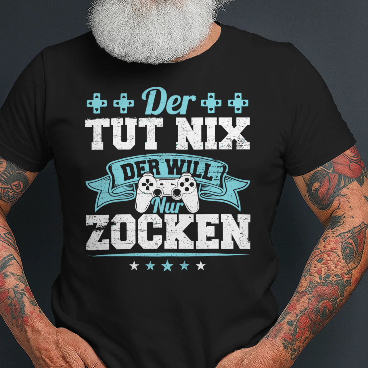 Der Tut Nix Der Will Nur Zocken Gamer PC Controller T-shirt