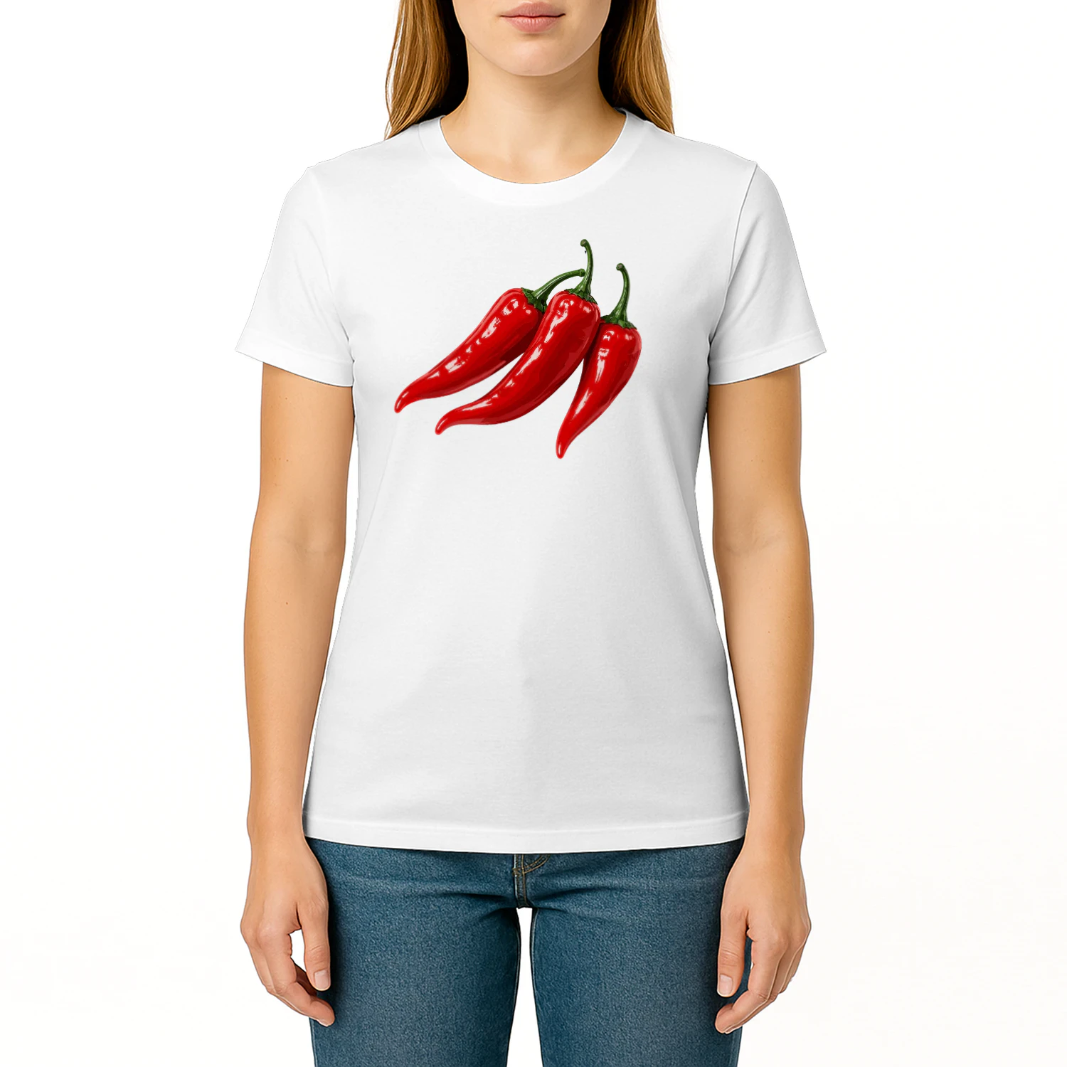 Chili Scharfes Essen Gewürz Kochen Peperoni Motiv Classic Unisex T-shirt