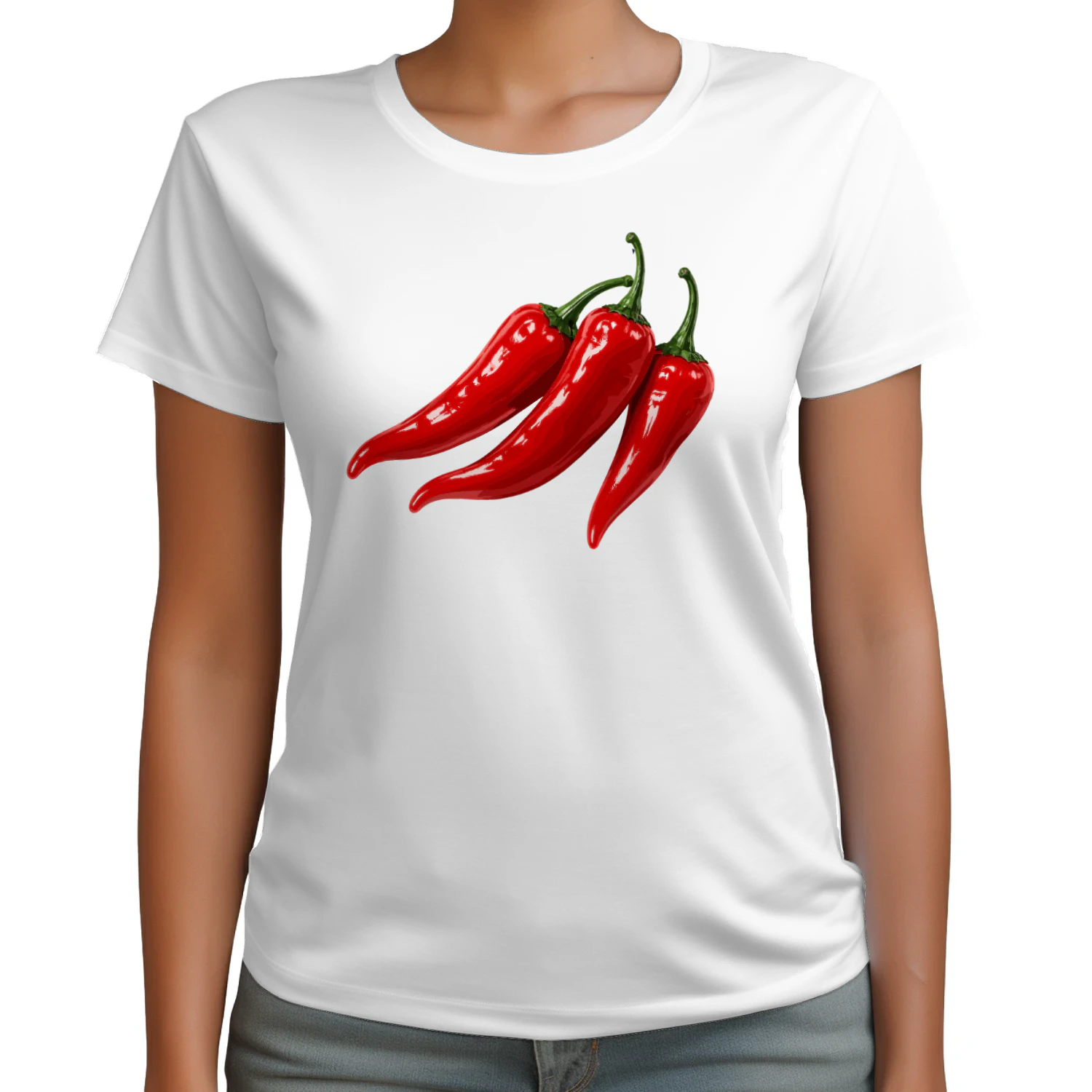 Chili Scharfes Essen Gewürz Kochen Peperoni Motiv Classic Unisex T-shirt