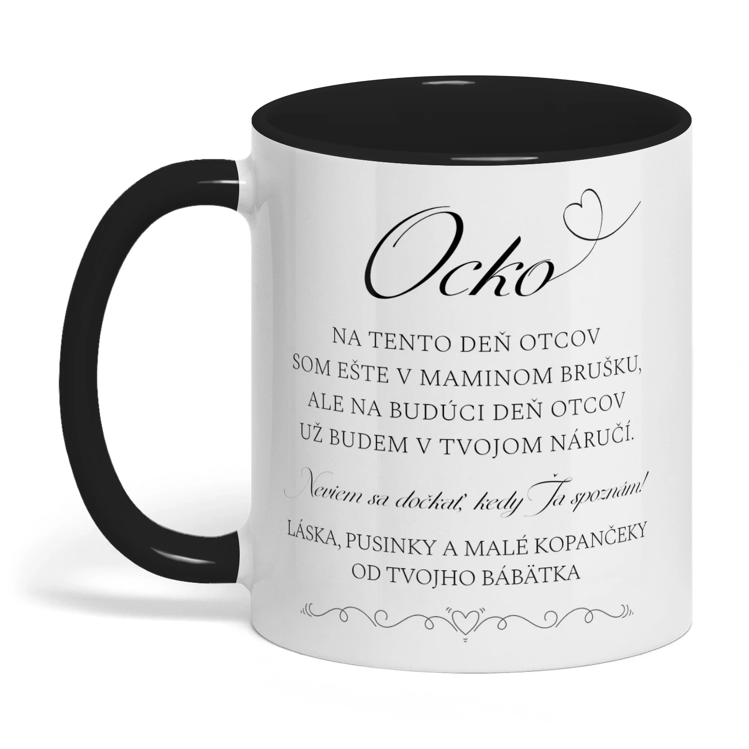 Personalizovaný Hrnček pre Budúceho Otecka s Ultrazvukom | Darček na Prvý Deň Otcov