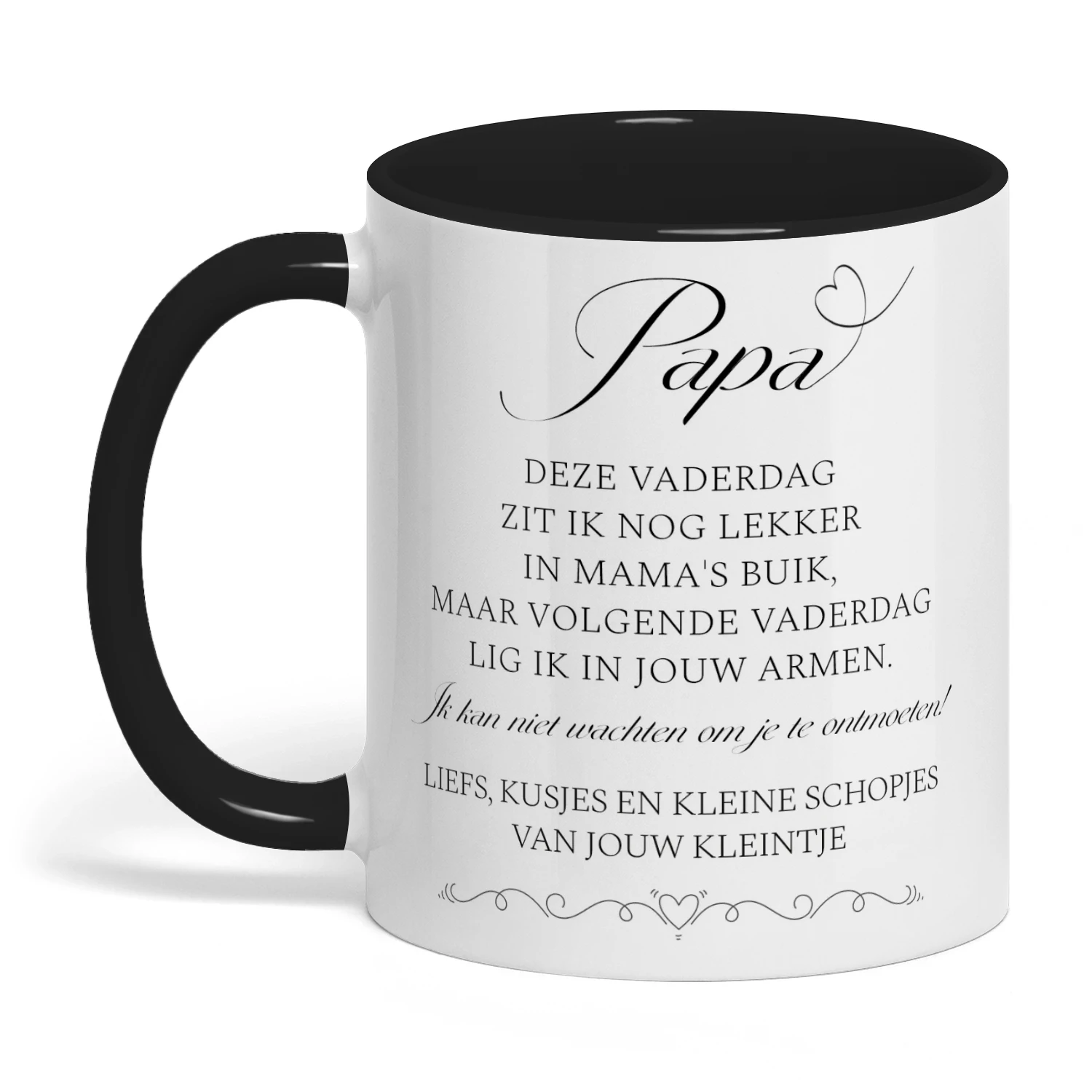 Gepersonaliseerde Mok voor Aanstaande Papa met Echofoto | Eerste Vaderdag Cadeau | Mok voor Toekomstige Vader