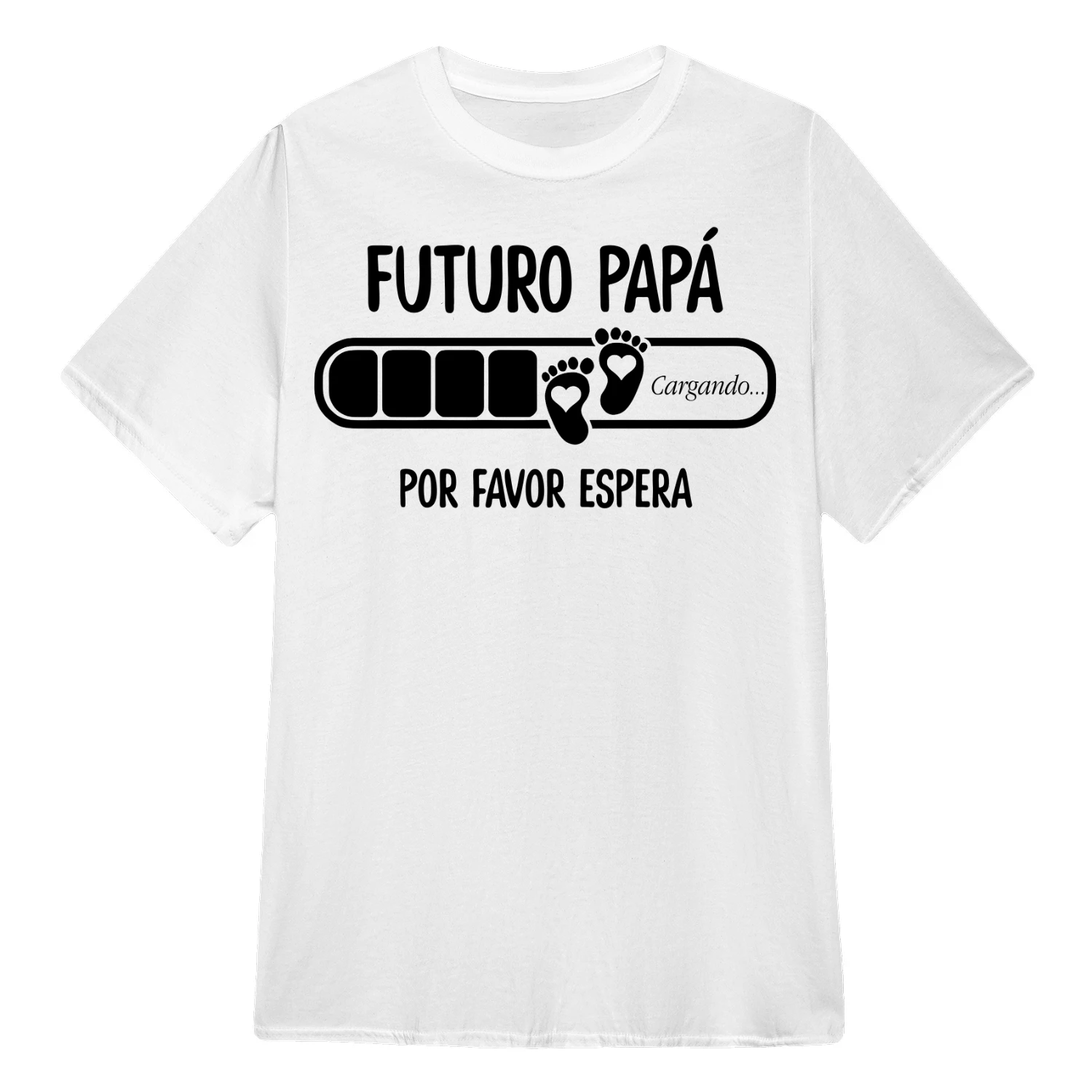 Futuro papá cargando – Por favor, espere | Primer regalo del Día del Padre de parte de la esposa