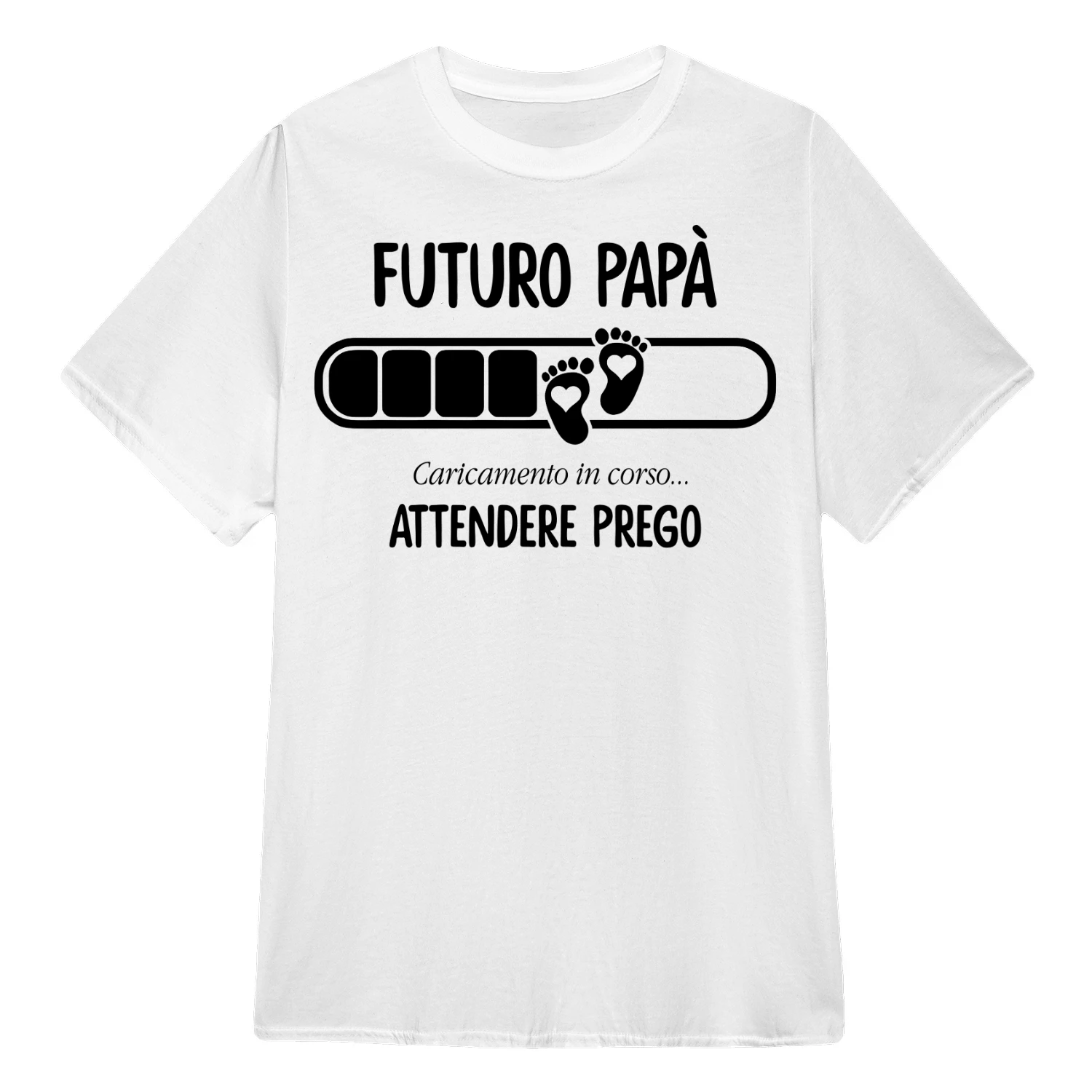 Futuro papà in caricamento – Attendere prego | Primo regalo per la Festa del Papà dalla moglie