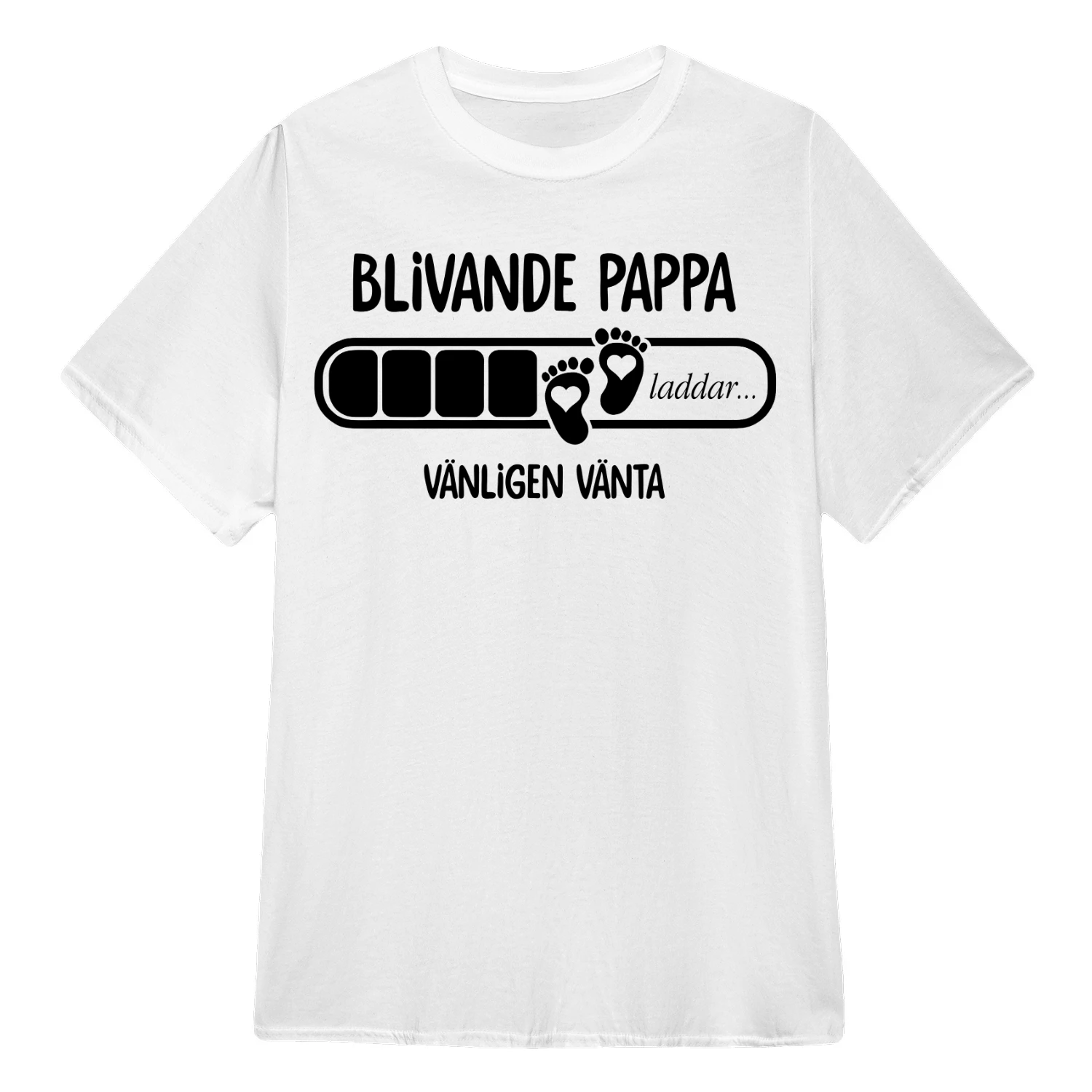 Blivande pappa laddar – Vänligen vänta | Första farsdagsgåvan från frun Fira den blivande pappan