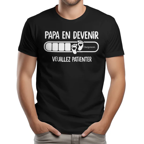 Papa en devenir en cours de chargement – Veuillez patienter | Premier cadeau de Fête des Pères offert par l’épouse ver 2