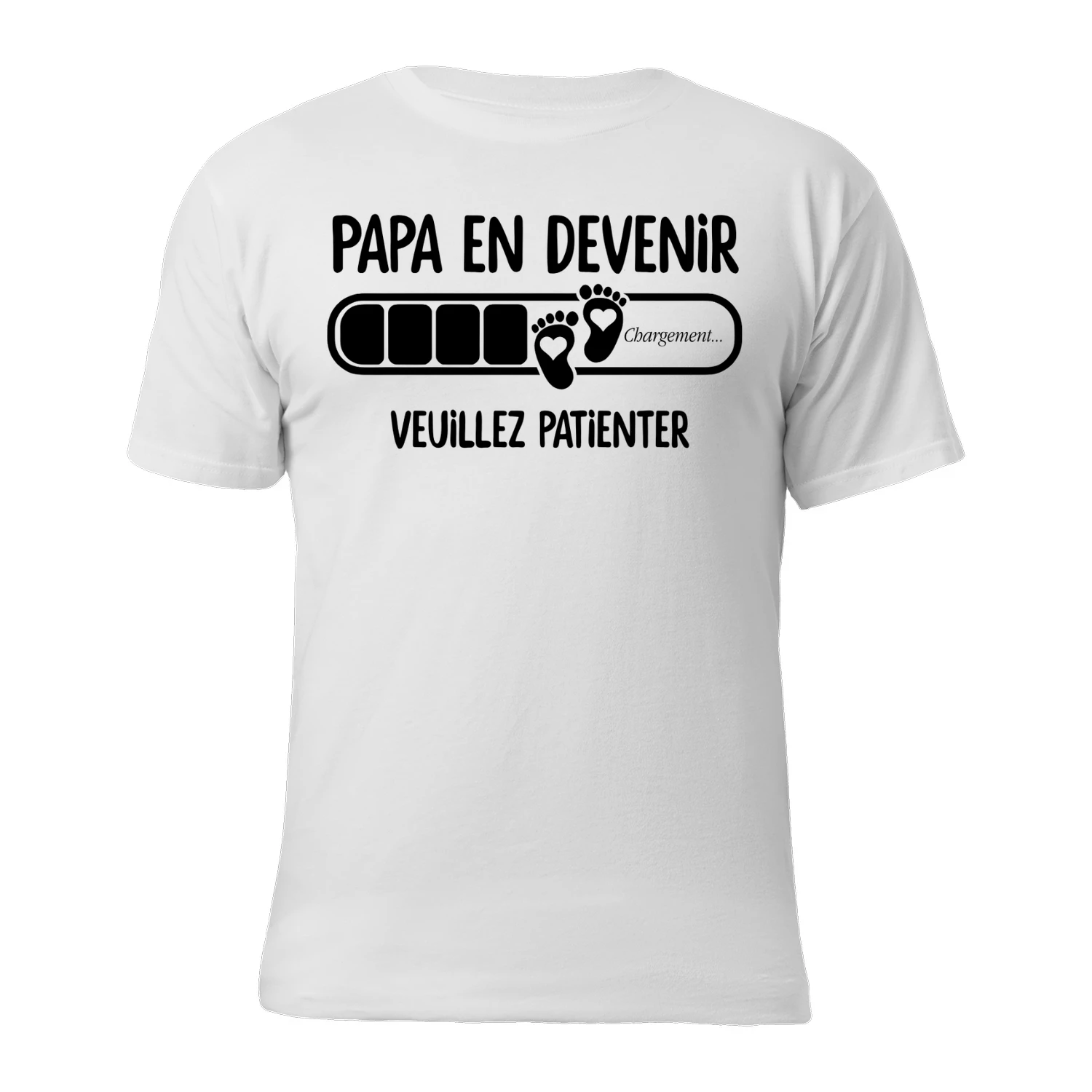 Papa en devenir en cours de chargement – Veuillez patienter | Premier cadeau de Fête des Pères offert par l’épouse