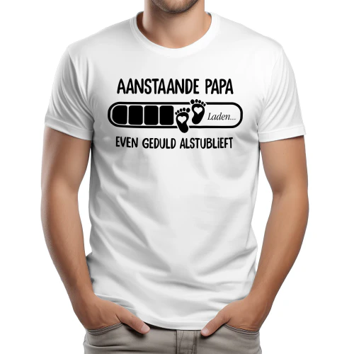 Aanstaande papa wordt geladen – Even geduld | Eerste Vaderdagcadeau van de vrouw Vier de toekomstige papa