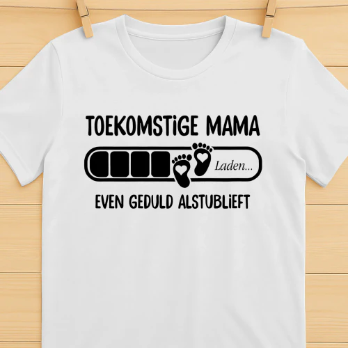 Mama wordt geladen - Even geduld | Eerste Moederdagcadeau van de echtgenoot