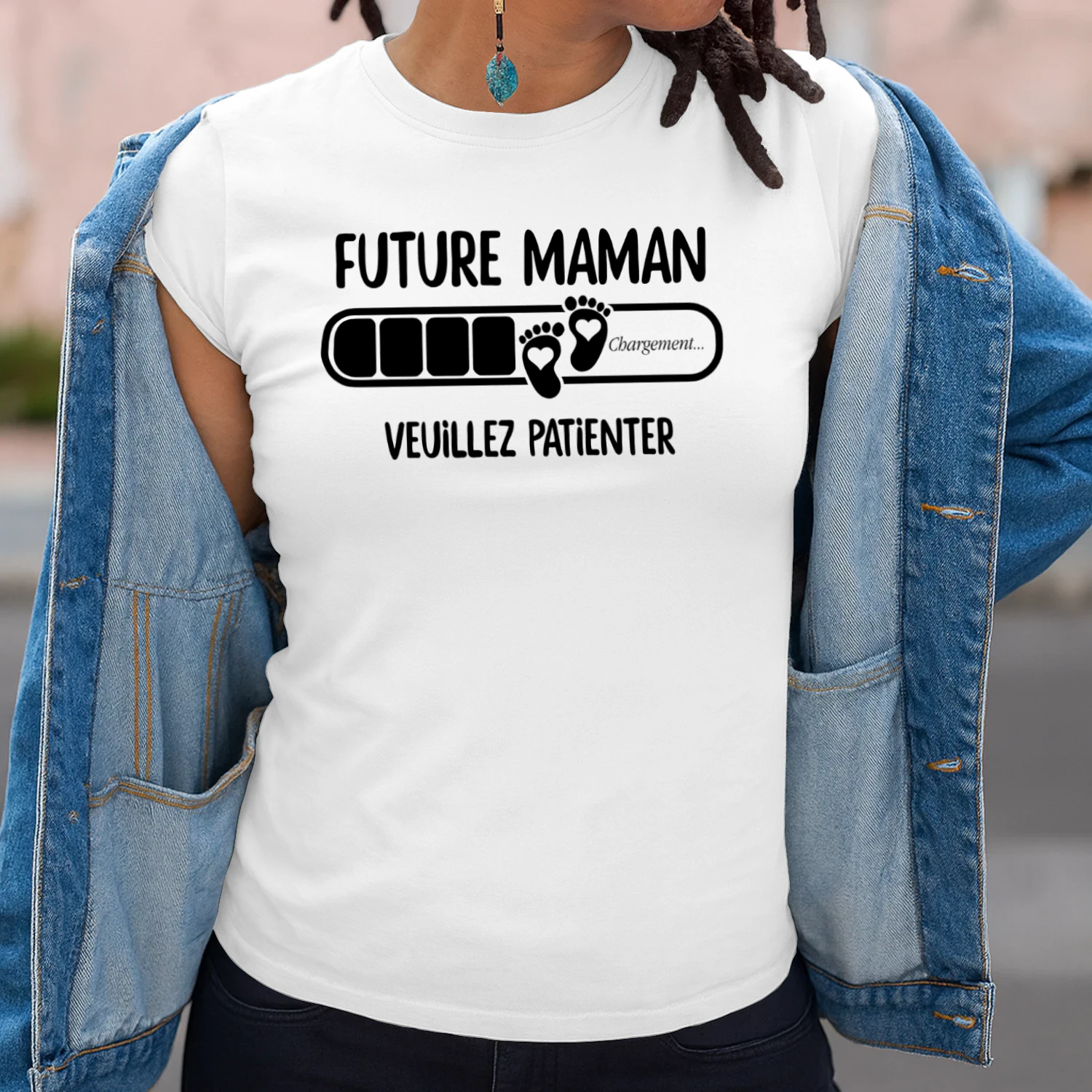 Maman en cours de chargement - Veuillez patienter | Premier cadeau de Fête des Mères de la part du mari