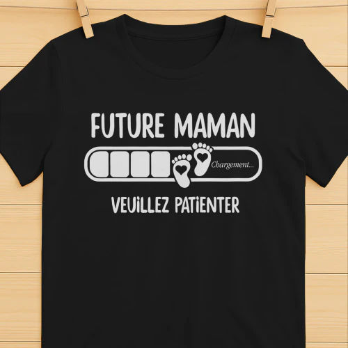 Maman en cours de chargement - Veuillez patienter | Premier cadeau de Fête des Mères de la part du mari