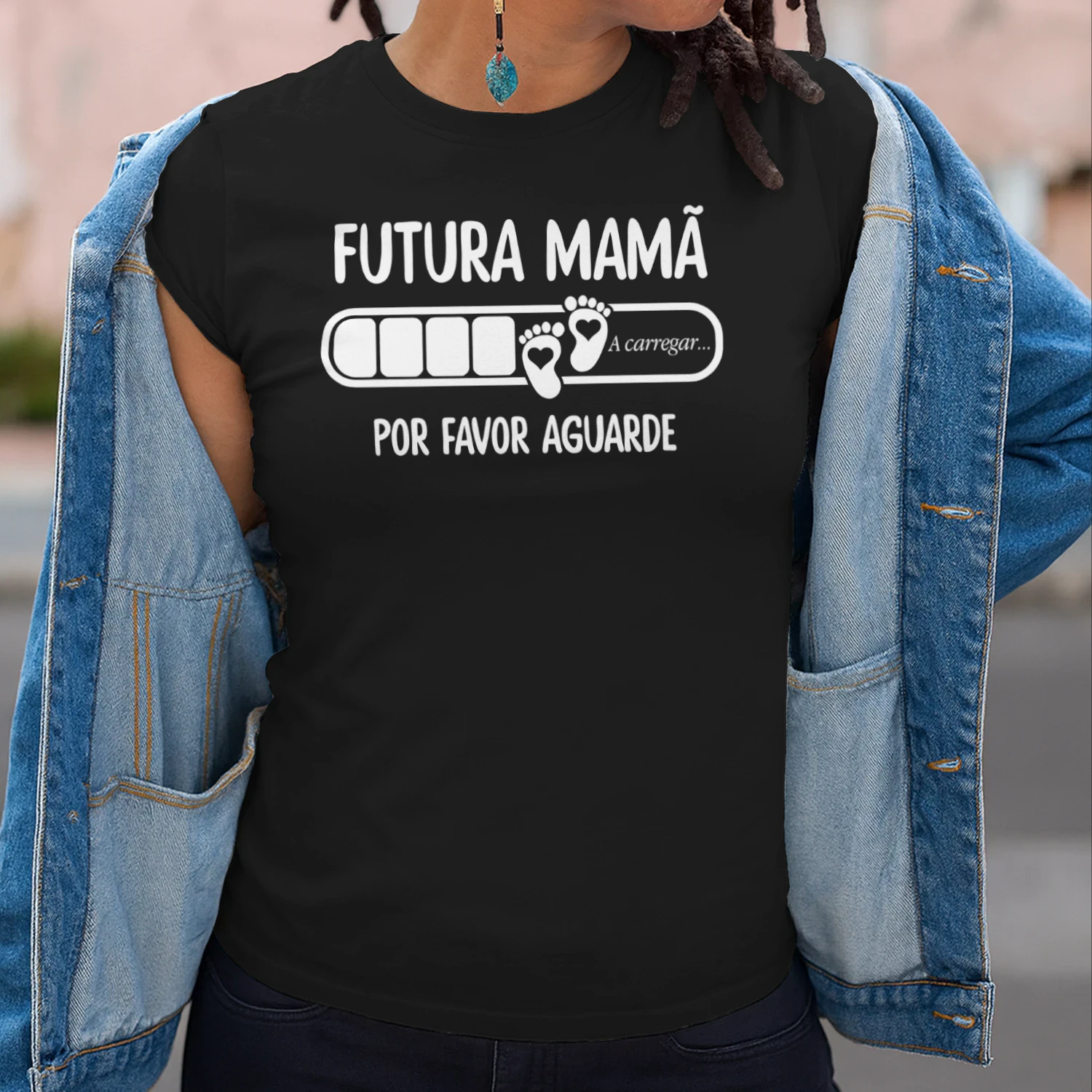 Mamã em carregamento - Por favor aguarde | Primeiro presente do Dia da Mãe do marido