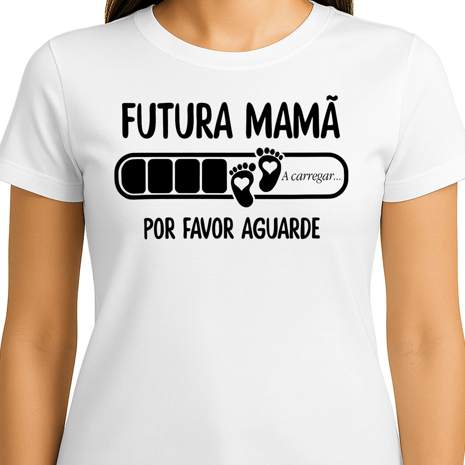 Mamã em carregamento - Por favor aguarde | Primeiro presente do Dia da Mãe do marido