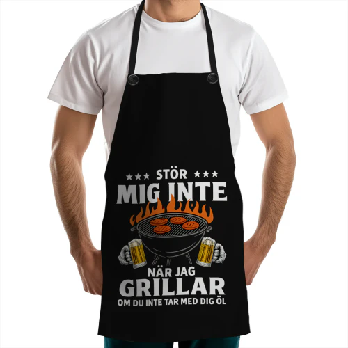 Stör mig inte när jag grillar om du inte tar med dig öl